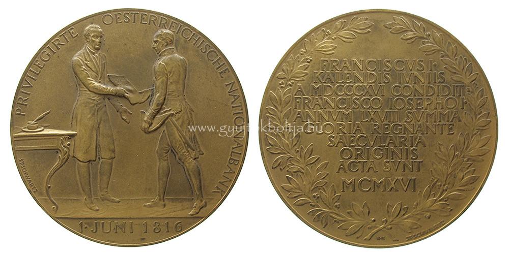 Stefan Schwartz: 100 �ves az Osztr�k Nemzeti Bank 1816-1916